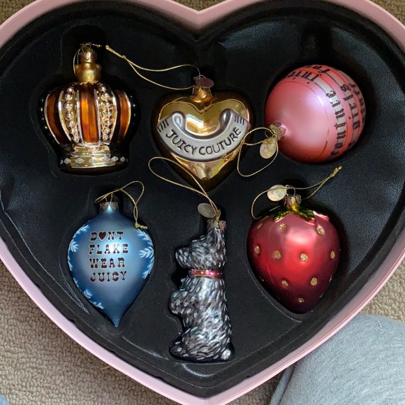 Juicy Couture Other - Juicy couture Christmas ornaments